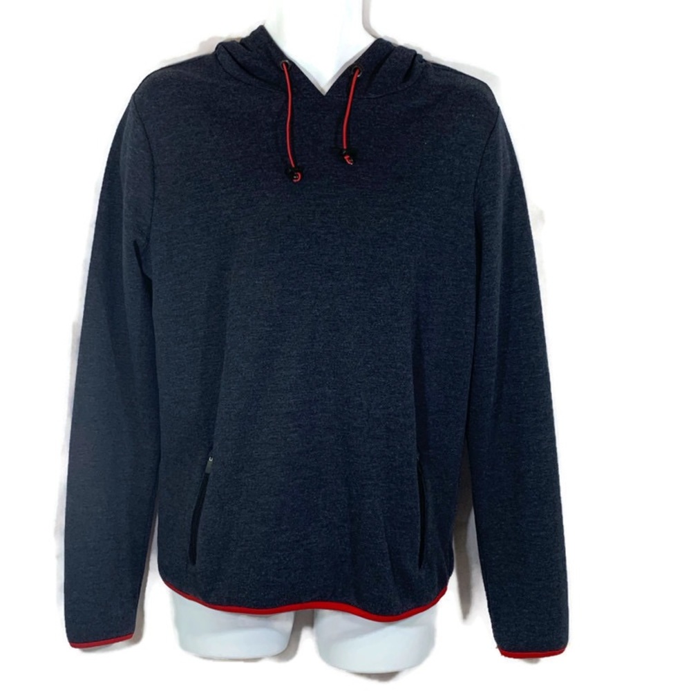 Prince & Fox Hoodie Pull Over Sweatshirt Blue Sz S